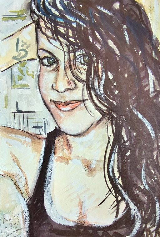 Leo Kogan - Porträt eines Mädchens