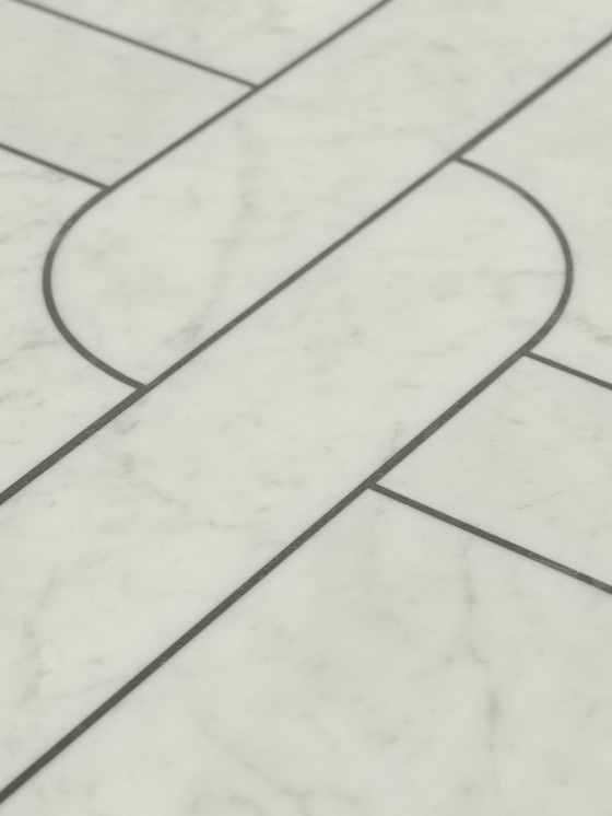 Image 1 of  1980er Marmor-Couchtisch