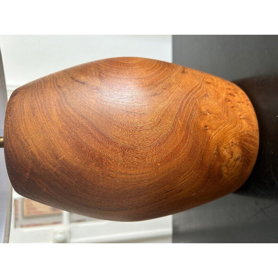 Image 1 of Vintage-Lampe aus massivem Teakholz, 1960