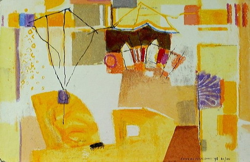 Anneke Peereboom Tageslicht III / 100 – lithos zeefdrukken, Paper, Abstract