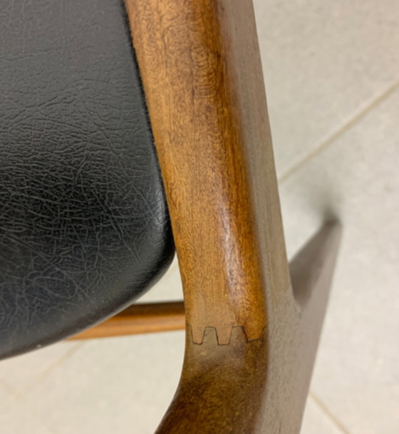 Image 1 of Hartmut Lohmeyer für Wilkhahn 1950er Jahre Esszimmerstuhl Teakholz Design