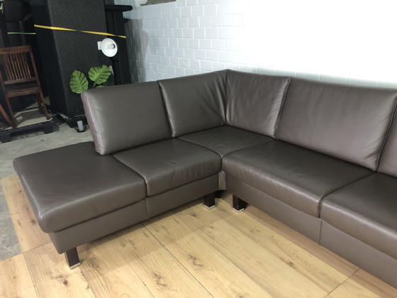 Image 1 of Ewald Schillig Ledersofa Ledercouch Lederecksofa Sofa Couch Ecksofa 