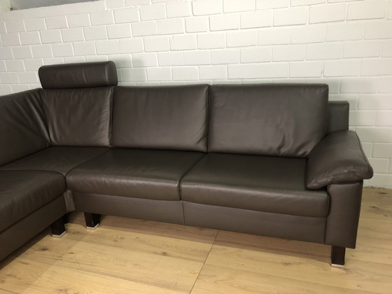 Image 1 of Ewald Schillig Ledersofa Ledercouch Lederecksofa Sofa Couch Ecksofa 