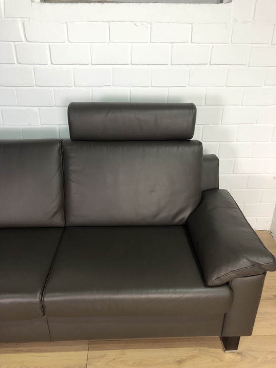 Image 1 of Ewald Schillig Ledersofa Ledercouch Lederecksofa Sofa Couch Ecksofa 