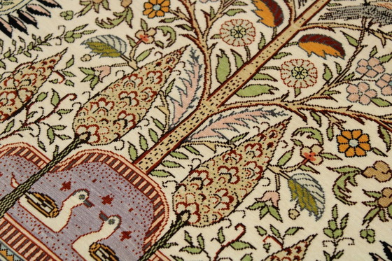 Image 1 of Original Echte Reine Seide Hereke 102 X 72 Cm Top Zustand 