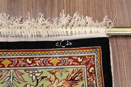 Image 1 of Original Echte Reine Seide Hereke 102 X 72 Cm Top Zustand 