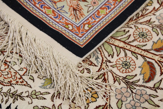 Image 1 of Original Echte Reine Seide Hereke 102 X 72 Cm Top Zustand 