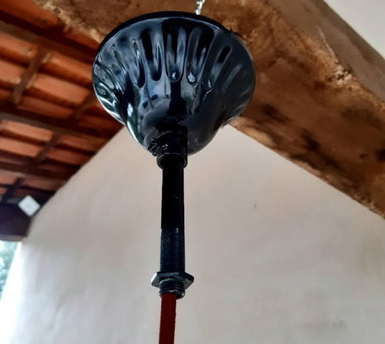 Image 1 of Bohemian XXL Hängeleuchte aus Perlen, 1970