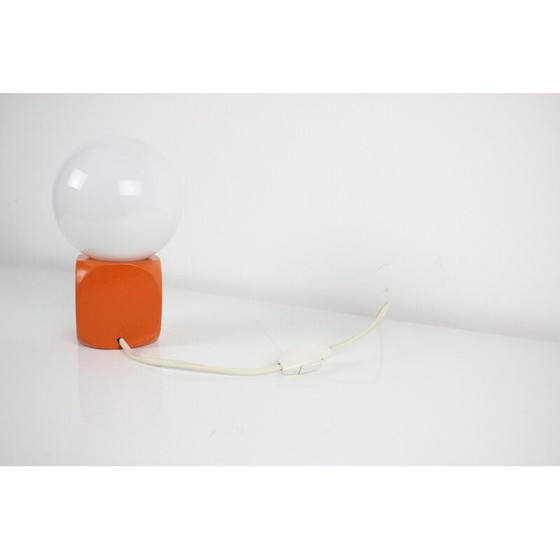 Image 1 of Vintage Wandlampe aus Holz und Glas, Ungarn