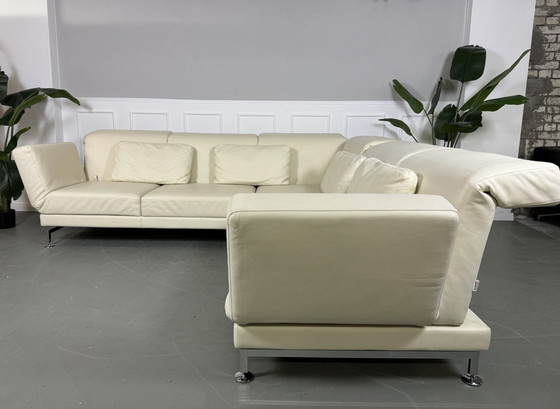 Image 1 of Brühl Moule Ecksofa Designer Sofa Couch Leder