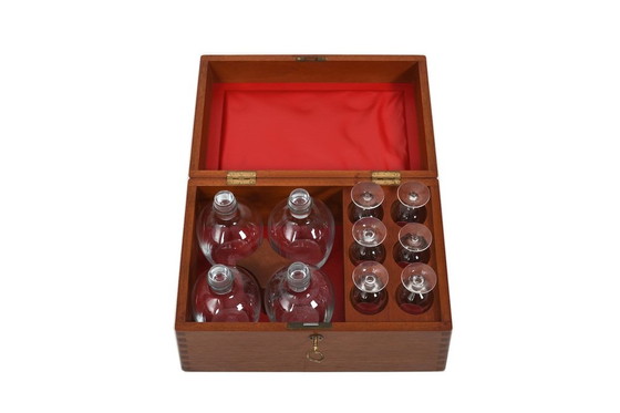 Image 1 of Likördose von Søren Willadsen und Holmegaard für Søren Willadsen Møbelfabrik, 1960er Jahre