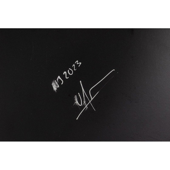 Image 1 of Vintage-Spiegel aus Halbedelsteinen, Bernstein und Tigerauge, Frankreich