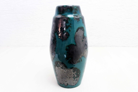 Image 1 of Vintage Vase Scheurich 1960 Emaille Und Glasur
