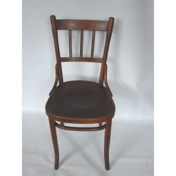 Image 1 of Klassischer Buchenstuhl von Thonet 1920