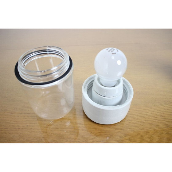 Image 1 of Paar alte wasserdichte Stehlampen, Tschechoslowakei 1950