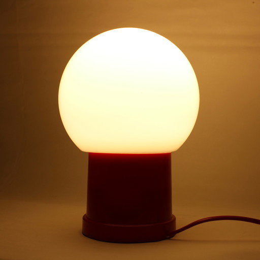 Massive Vintage Globe Tischlampe