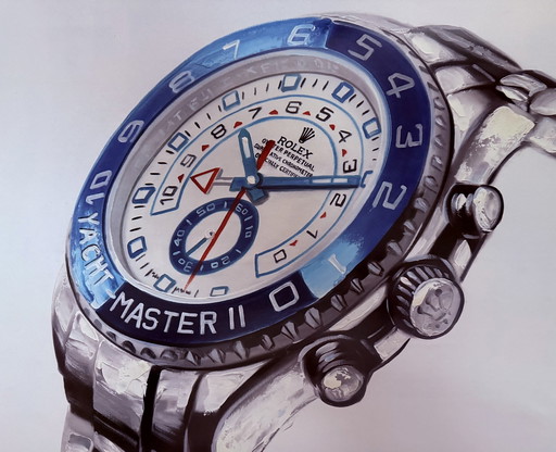 Rolex: "Yacht-Master Ii Oyster, 44 Mm, Oystersteel M116680". Signiert und nummeriert.