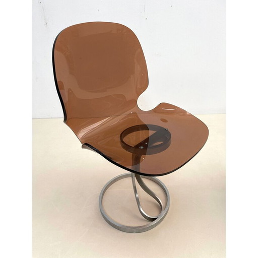 Paar Vintage-Stühle aus Plexiglas, 1970