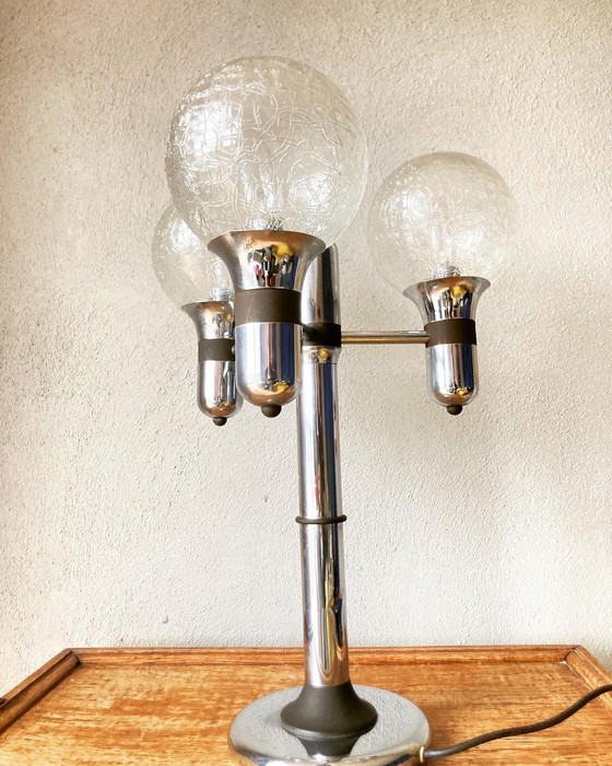 Image 1 of Vintage Tischlampe aus dem Weltraumzeitalter