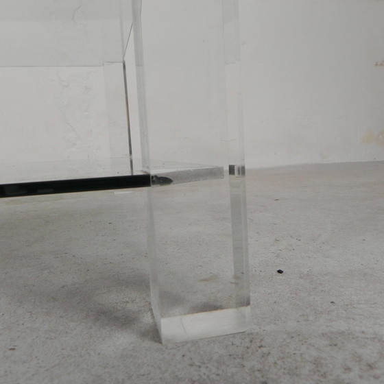 Image 1 of Glastisch mit Acrylbeinen, Bor Design, 1990er Jahre