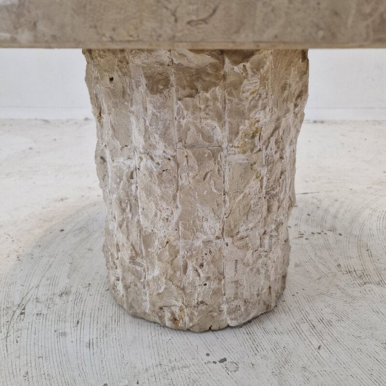 Image 1 of Vintage Couchtisch aus Mactan-Stein von Magnussen Ponte, 1980