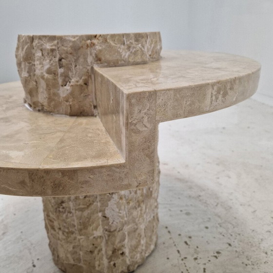 Image 1 of Vintage Couchtisch aus Mactan-Stein von Magnussen Ponte, 1980