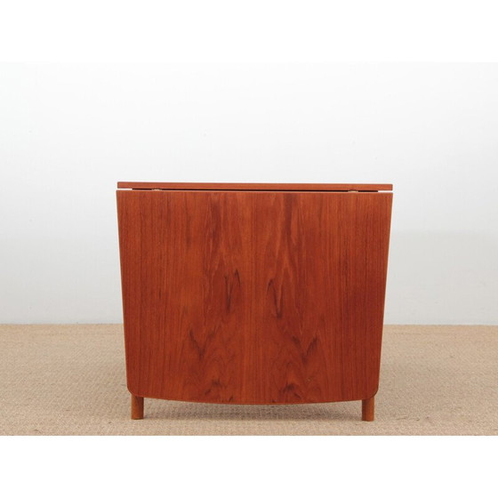 Image 1 of Skandinavischer Vintage-Esstisch mit Teakholz-Erweiterungen