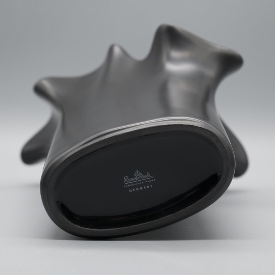 Image 1 of Rosenthal Studio-Line Fazzoletto Asym Vase Claus Josef Riedel Deutschland Porzellan