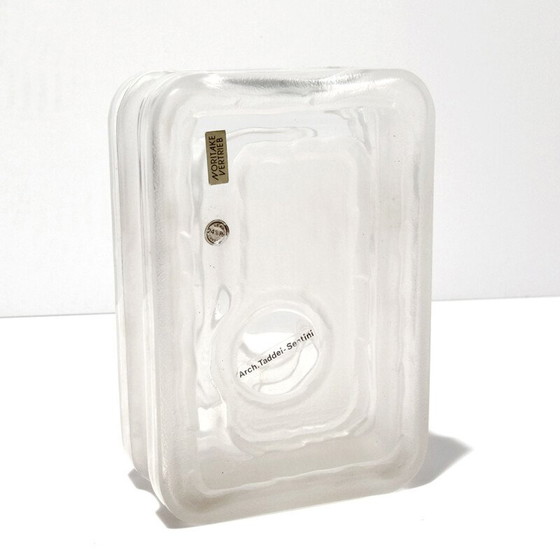 Image 1 of Modernistische Kristallvase von Noritake, Japan 1970