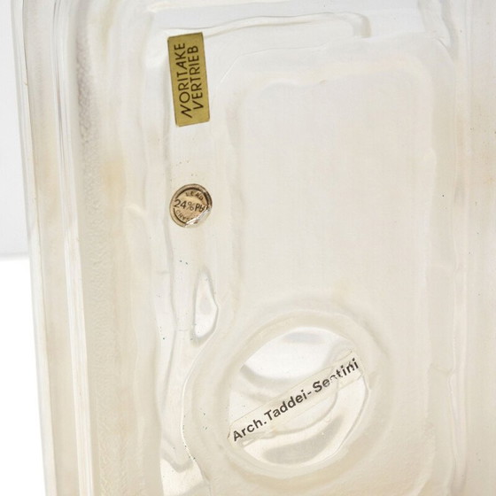 Image 1 of Modernistische Kristallvase von Noritake, Japan 1970