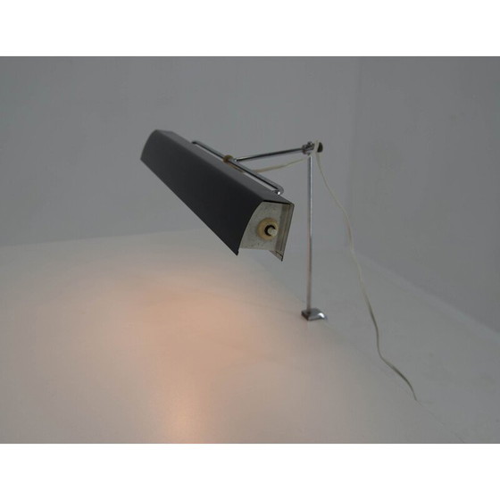 Image 1 of Schwarze Lack-Tischlampe von Lidokov, 1960