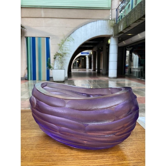 Image 1 of Leere Tasche aus Muranoglas von Formia, 1980