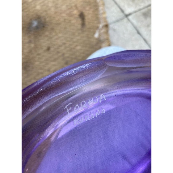 Image 1 of Leere Tasche aus Muranoglas von Formia, 1980