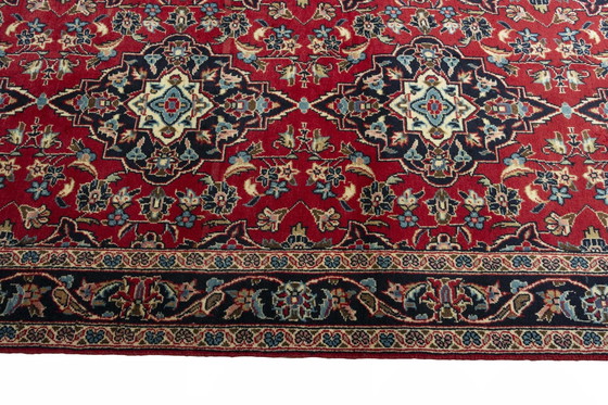 Image 1 of Handgeknüpfter Kashan Kork Läufer – 312 X 95 Cm