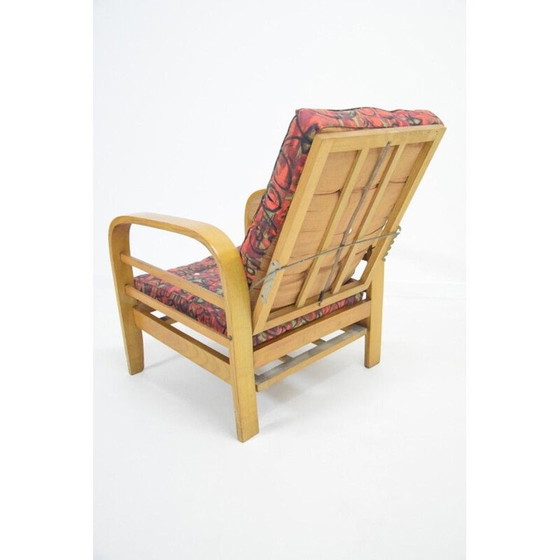 Image 1 of Vintage-Sessel mit gebogenem Holz, 1950er Jahre