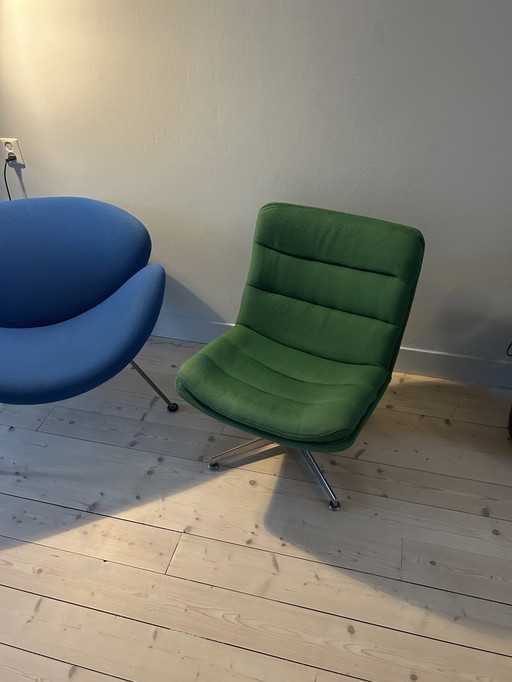 Artifort Design Stuhl Hellgrün