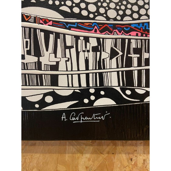 Image 1 of Acryl auf alter Leinwand "AntartiKa" von Alain Carpentier