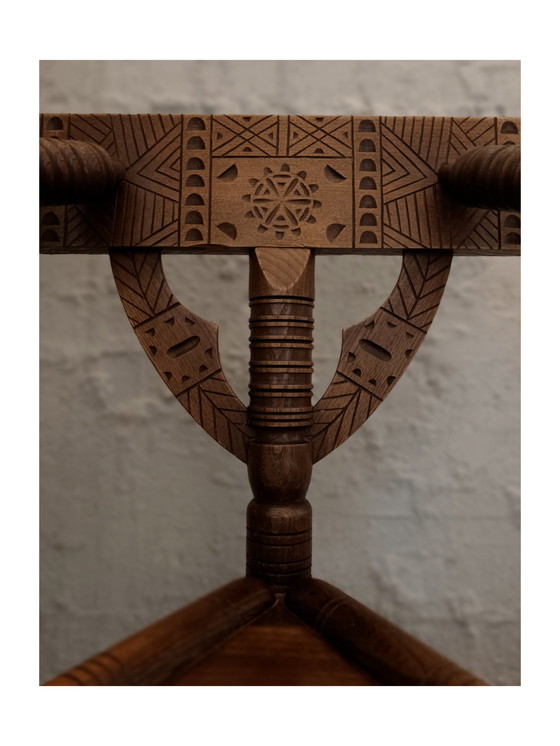 Image 1 of Arts&Crafts Schwedischer Eichenholzstuhl 1920/30'S