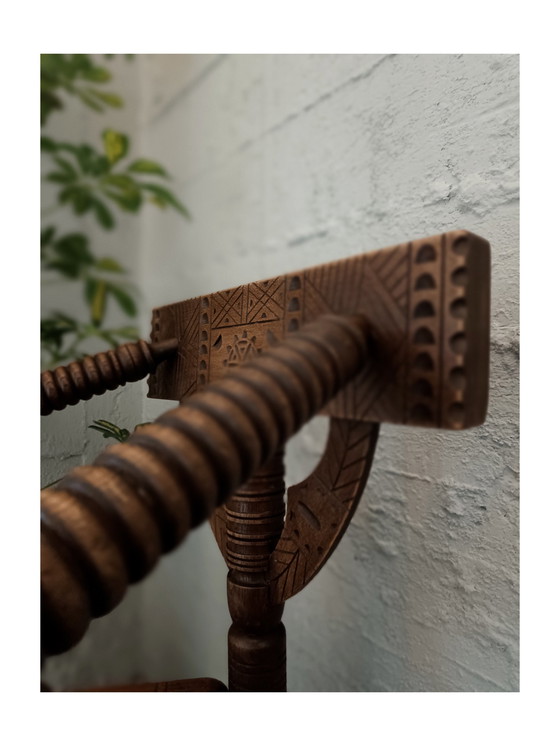 Image 1 of Arts&Crafts Schwedischer Eichenholzstuhl 1920/30'S