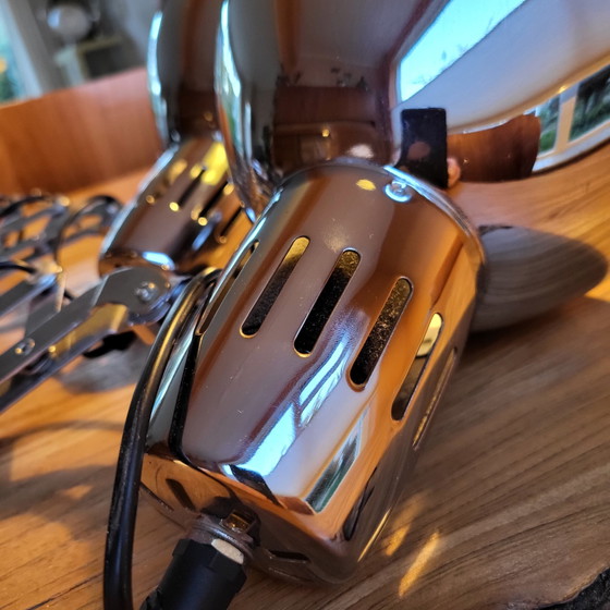 Image 1 of 2x Vintage Ikea Scherenlampe Chrom