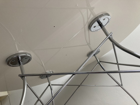 Image 1 of Kartell Glossy Esstisch rund weiß 127cm Durchmesser