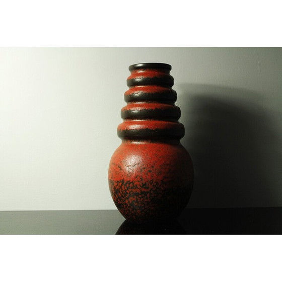 Image 1 of Konische Vase aus Keramik von Scheurich, Westdeutschland 1970