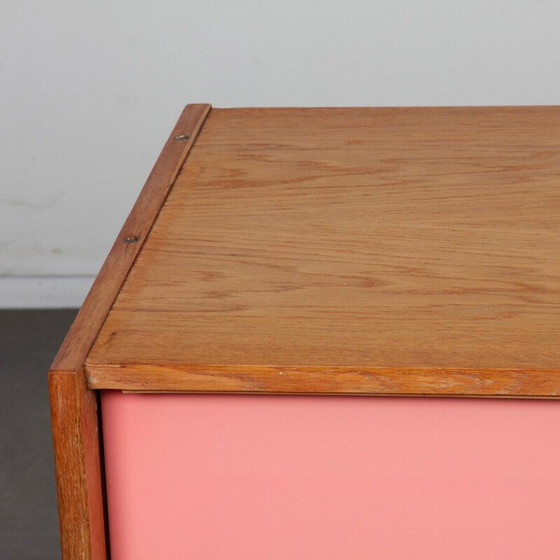 Image 1 of Vintage Kommode Modell U-452 in Eiche von Jiri Jiroutek für Interier Praha, Tschechoslowakei 1960