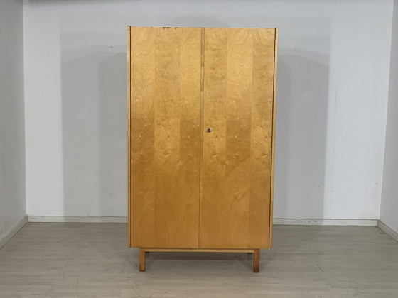 Image 1 of Mid century hellerau kleiderschrank wäscheschrank schrank vintage wardrobe