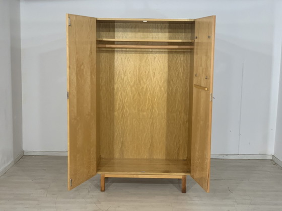 Image 1 of Mid century hellerau kleiderschrank wäscheschrank schrank vintage wardrobe