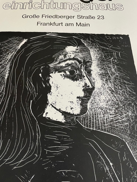 Image 1 of Pablo Picasso (1881-1973), Helberger Einrichtungshaus Frankfurt, 1981, Hornberger Druck, Maulburg