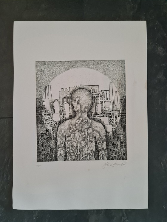 Image 1 of Siebdruck von J Kooten 1978