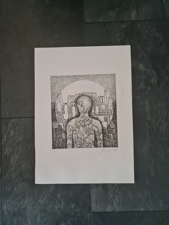 Image 1 of Siebdruck von J Kooten 1978