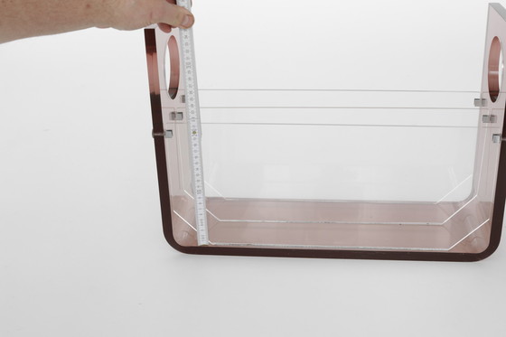 Image 1 of Vintage Zeitschriftenständer von Michel Dumas für Roche Bobois, 1970er Jahre