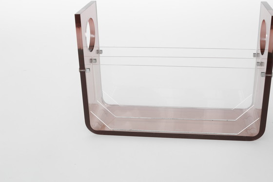 Image 1 of Vintage Zeitschriftenständer von Michel Dumas für Roche Bobois, 1970er Jahre